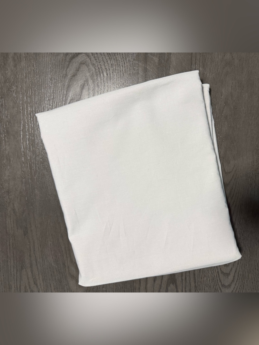 Brooks Brothers Flat Sheet Size Queen 100% Organic Cotton Light Gray